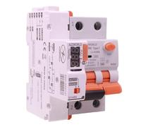 RCBO Tipo F Riarmo Automatico 25A C25, Interruttore Differenziale Con Magnetotermico Curva C, 1P+N 6kA 30mA 230VAC, 3 Moduli DIN, Riarmabile 3 Volte(10s 60s 300s), Doppio Leva