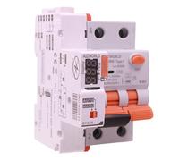 RCBO Tipo F Riarmo Automatico 50A C50, Interruttore Differenziale Con Magnetotermico Curva C, 1P+N 6kA 30mA 230VAC, 3 Moduli DIN, Riarmabile 3 Volte(10s 60s 300s), Doppio Leva