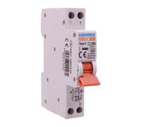 RCBO Tipo F Slim 1 Modulo, 10A C10 30mA 1P+N 6kA, Interruttore Differenziale Con Magnetotermico Curva C, Per Impianti Apparecchiature Elettroniche Moderne, Serie PL8HT-F