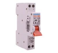 A2ZWORLD RCBO Interruttore Magnetotermico Differenziale Tipo F Slim 1 Modulo DIN
