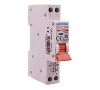 A2ZWORLD RCBO Interruttore Magnetotermico Differenziale Tipo F Slim 1 Modulo DIN