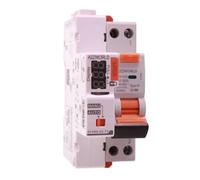 RCBO Tipo F Slim WIFI Riarmabile 10A C10, Interruttore Differenziale Magnetotermico Classe F Curva C, 1P+N 6kA 30mA, APP Tuya Smart Life, Totale 2 Moduli DIN, Controllo Remote e Manuale