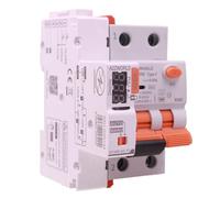 RCBO Tipo F WIFI Riarmabile 16A C16, Interruttore Differenziale Con Magnetotermico Curva C, 1P+N 6kA 30mA 230VAC, APP Tuya Smart Life, 3 Moduli DIN, Doppio Leva, Controllo Remote e Manuale
