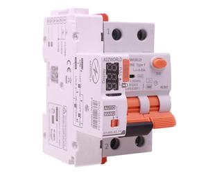 RCBO Tipo F WIFI Riarmabile 16A C16, Interruttore Differenziale Con Magnetotermico Curva C, 1P+N 6kA 30mA 230VAC, APP Tuya Smart Life, 3 Moduli DIN, Doppio Leva, Controllo Remote e Manuale