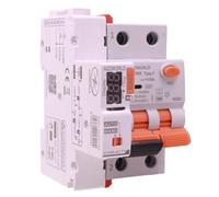 RCBO Tipo F WIFI Riarmabile 50A C50, Interruttore Differenziale Con Magnetotermico Curva C, 1P+N 6kA 30mA 230VAC, APP Tuya Smart Life, 3 Moduli DIN, Doppio Leva, Controllo Remote e Manuale