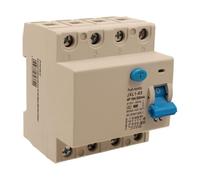 RCCB Interruttore Differenziale Puro Tipo F Trifase 16A, 3P+N 4 Moduli DIN, 300mA, 6000A, AC 380V, IP20