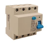 RCCB Interruttore Differenziale Puro Tipo F Trifase 63A, 3P+N 4 Moduli DIN, 300mA, 6000A, AC 380V, IP20