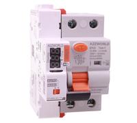 A2ZWORLD Interruttore Differenziale WiFi Tipo F - RCCB 1P+N 3 moduli 6kA Riarmo Automatico App Tuya