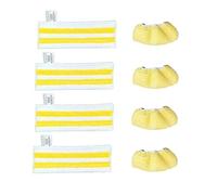 RCCCLXWO Panni for la pulizia a vapore, compatibili con Karcher Easyfix, SC1, SC2, SC3, SC4, SC5, panno di pulizia in microfibra di ricambio, accessori for pulitori a vapore(Light yellow)