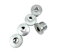 RCCT M18 - Tappo per sonda lambda con sensore lambda, confezione da 5 tappi ciechi in acciaio inox 304, filettatura M18 × 1,5, per connettore O2 e sistema di scarico (plugs)