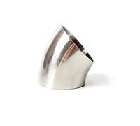 RCCT Tubo in acciaio inox 45 gradi - 2 pollici arco di scarico Ø 51 mm SS304 curvato ad ardiglione - Tubo di saldatura lucido - Exhaust Mandrel Bend Elbow(45 gradi, 2,0 pollici)