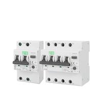 RCD 30mA Low Voltage B Type 40A Over Current And Leakage Protection RCBO 1000kA 2p4p Residual Current Circuit Breaker EKL15(4)