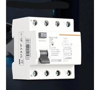 RCD RCCB Type B Earth Leakage Residual Current Circuit Breaker Evse 2P 4P 40a 63a 100a 30ma 300mA EKL6-100B Din Rail 220V,pratico