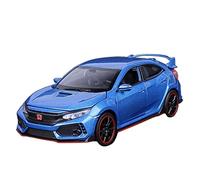 RCESSD Raccogliere Veicoli 1:32 per Honda Civic Type-R Modello di Auto in Metallo pressofuso Auto finita con Suono e Auto Giocattolo Leggera Modello di Automobile (Colore : Blu)