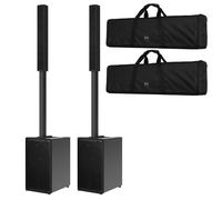 RCF EVOX J9 Coppia Sistema Pro Array Attivo a Colonna Portatile 3Vie 2100w Nero