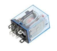 RCGKNNMUZ 50 Pezzi Relè elettromagnetico elettronico Micro LY2NJ HH62P for Uso Generale Lampada LED 10A 8 Pin Bobina DPDT DC12V 24V AC110V 220V(AC 220V)