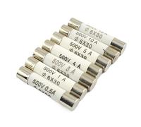 RCGKNNMUZ Fusibile 5 Pezzi Fusibile in Ceramica 6x30mm 500V F 500mA 0.5A 1A 2A 3A 4A 5A 10A 15A Colpo rapido rapido BS1362 6 * 30mm RO58 Rottura ad Alta Pressione(2A)