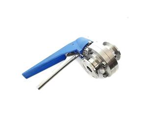 RCGKNNMUZ Valvola di Controllo del Flusso a grilletto a Compressione con Morsetto Tri da 25 mm e Diametro Esterno 1" x 1,5" in Acciaio Inox SUS 304 for la Produzione Birra
