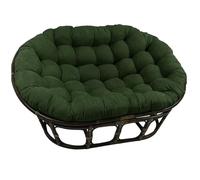 RCGNR Cuscino per Sedia Sospesa, Cuscini per Dondolo Appeso Sedia da Giardino Impermeabile, Morbido E Comodo Cuscino per Amaca per Poltrona Sospesa, per Esterni, Balcone, Patio Dark Green