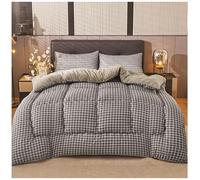 RCGNR Trapunta Invernale in Lana di Agnello, Coperta Pesante per Letto, Piumino Matrimoniale Invernale Caldo, Piumino 4 Stagioni in Piuma, Leggero E Caldo B, 150x200cm/3.5kg