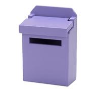 RCGOFOLLOW 1/12 Modello di cassetta postale per casa delle bambole Mini cassetta delle lettere in legno per bomboniere per bambini Viola , Viola , 4.2x2.2x6.4 cm