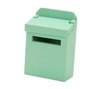 RCGOFOLLOW 1/12 Modello di cassetta postale per casa delle bambole Mini cassetta delle lettere in legno per bomboniere per bambini Viola , Verde , 4.2x2.2x6.4 cm