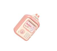 RCGOFOLLOW Bancomat elettronico per Il Risparmio di Denaro, Scatola di Risparmio Denaro Elettronica per Bambini, Colore Giallo, Rosa, 14.5x11.5x25 cm