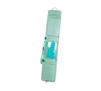RCGOFOLLOW Borsa portasci con ruote per un facile caricamento e stoccaggio, con dimensioni regolabili ed elegante per le gite sulla neve. La borsa portasci è progettata per, Verde, 178x34cm