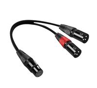 RCGOFOLLOW Cavo per microfono ad fedeltà con 4 cavi OFC 24AWG che forniscono un segnale migliorato e una bassa distorsione nei segnali audio. Cavo per microfono DMX a 3 pin maschio
