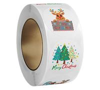 RCGOFOLLOW Condividi benedizioni e gioia festive con adesivi per feste invernali pieni di allegria che fungono da messaggio, sia per esprimere gratitudine che per trasmettere benedizioni.