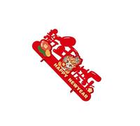 RCGOFOLLOW Decorazioni per il capodanno cinese, ornamenti per portico, decorazioni squisite per dare il benvenuto alla tavola della festa di primavera, per capodanno cinese