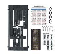 RCGOFOLLOW L'istruttore di chitarra per principianti offre sessioni di pratica piacevoli con strategie apprendimento efficaci. Chitarre elettriche per adulti. Accessorio per assistente alla chitarra o