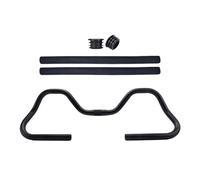 RCGOFOLLOW Manubrio per bicicletta in lega di alluminio per bici da turismo, robusto e resistente, design personalizzato, soluzioni per il trekking, manubrio per bicicletta, a farfalla per bici, BMX