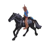 RCGOFOLLOW Modelli di cavalli giocattolo da cowboy del West realizzati con cura, decorazioni o attività educative per tutte le età, kit in miniatura, action figure, modello di cowboy del West