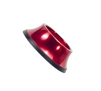 RCGOFOLLOW Modifica del distanziale del Tubo di sterzo della rondella della Forcella Anteriore Bicicletta in Lega di Alluminio, resa Stabile, distanziale Conico dell'attacco Manubrio Forcella, Rosso