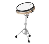 RCGOFOLLOW Pacchetto di pad e supporto per batteria da allenamento per principianti Introduzione alla batteria con soluzione di allenamento completa Pad per silenziosa con supporto