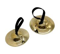 RCGOFOLLOW Piatti da dito educativi per bambini, mini strumento degno di nota per sviluppare il creativo, piatti da dito per bambini, mini da in rame portatili, 5.2 centimetri