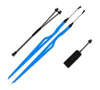 RCGOFOLLOW Rivoluziona la tua guida con la striscia luminosa per casco da moto. Illumina con stile striscia di avvertimento a LED multicolore. , blu