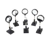 RCGOFOLLOW Semplice assemblaggio di apparecchiature per esperimenti fisici, lenti, specchi concavi, giocattoli, coinvolgono gli studenti negli studi sulla rifrazione della luce,