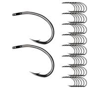 RCGOFOLLOW Set di ami da pesca con 50 ami da pesca a mosca, include tutto il necessario sia per i pescatori amatoriali che per quelli esperti per mosche per la alla trota.