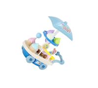 RCGOFOLLOW Set di giocattoli multicolore per gelaterie per ore di gioco fantasioso, camioncino della crema, carrello finto, giocattoli educativi per l'interazione tra genitori e figli.
