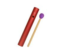 RCGOFOLLOW Strumento musicale portatile Guiro Sand Strumento musicale compatto e maneggevole per giovani Impegno Wah Pipe È interessante La percussione produce, rosso