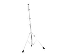 RCGOFOLLOW Supporto per piatti a treppiede per charleston con altezza regolabile e struttura in metallo resistente, progettato per professionale. Supporto per piatti a pedale per