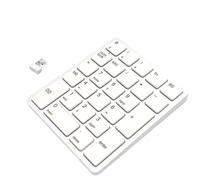 RCGtnnesa Tastierino numerico compatibile con computer portatile Tastiera numerica di contabilità finanziaria da 2,4 GHz Tastiera wireless ricaricabile Digitale (silver)