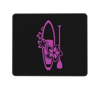 Rch-970 Flowers Paddle Surf Board Tappetino per Mouse Piccolo Mousepad Comodo Tappetino Scrivania per Pc Computer Casa 25X30Cm
