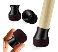RCHYFEED Coprigambe per Sedia in Silicone con Feltro, 24 pezzi Proteggi Gambe per Mobili 12-16mm, Elastiche Protezione per Gambe Delle Sedie per Antigraffio, Feltrini per Sedie Chair Leg Protectors
