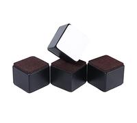 RCHYFEED Rialzi per Mobili da 38 mm Resistenti, Autoadesive Alzata Riser per Mobili Aggiunge 1,5" di Altezza ai Letti, Piedini per Letto Acciaio Diametro 2,4", 4 PZ Gambe per Mobili Protegge Pavimento