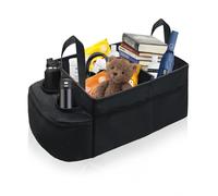 RCIDOS Organizer Auto, Organizer Sedile Posteriore Auto, Con Portabicchieri, Tasche Multiple In Rete, Maniglie, Per Sedile Anteriore E Posteriore Accessori Portaoggetti Da Viaggio Per Bambini