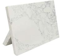 RCJCQSR Ceppo portacoltelli magnetico in marmo nordico creativo porta coltelli da cucina portacoltelli da bar accessori per coltelli da cucina per casa (colore: bianco)