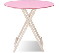 RCJCQSR Tavolo da pranzo pieghevole, salvaspazio, tavolo da cucina in legno con foglie allungabili, tavolo pieghevole con gambe in metallo per piccoli spazi (dimensioni: 70 x 74 cm, colore: E)